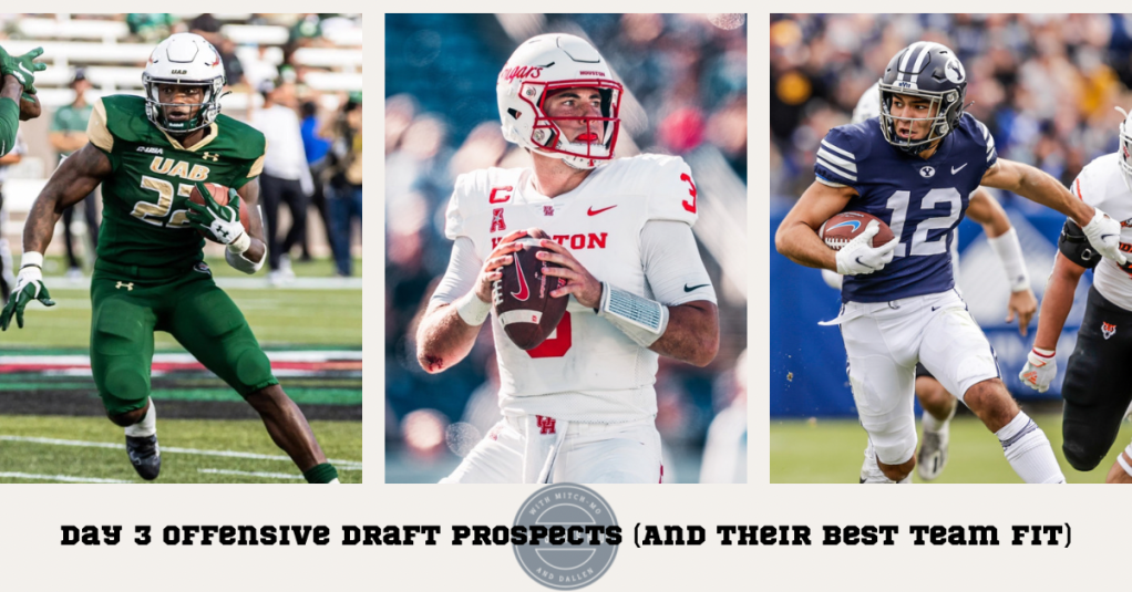 Day 3 Offensive NFL Draft Prospects You NEED To Know (And Their Best Team Fit)